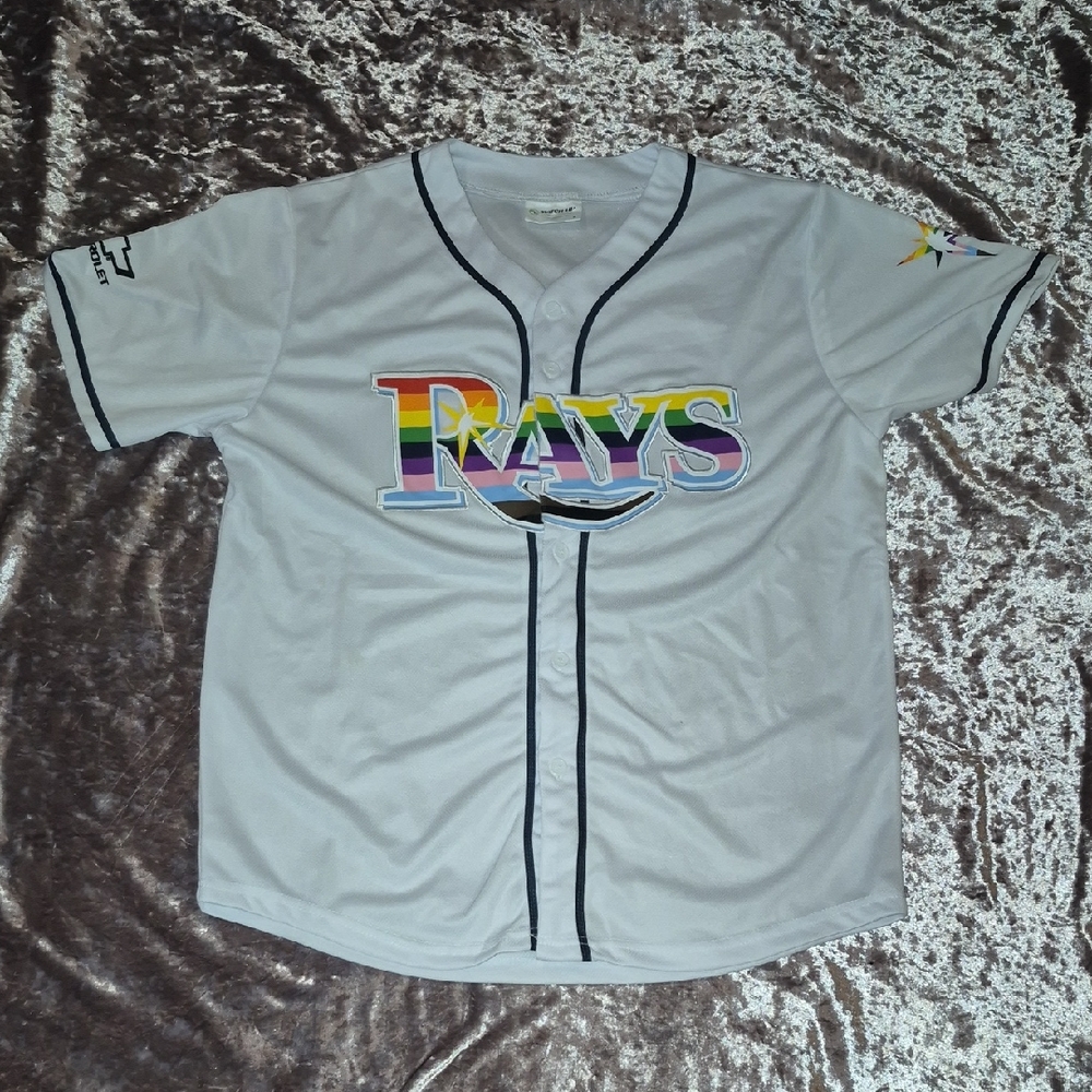 NWOT Tampa Bay Rays Pride Jersey MLB